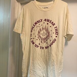 Warner Bros. Cream Marauder's Map T-Shirt